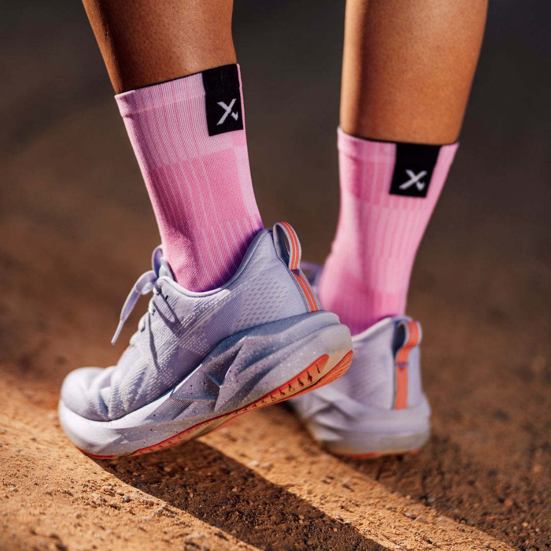 Slight Pink Crew Socks