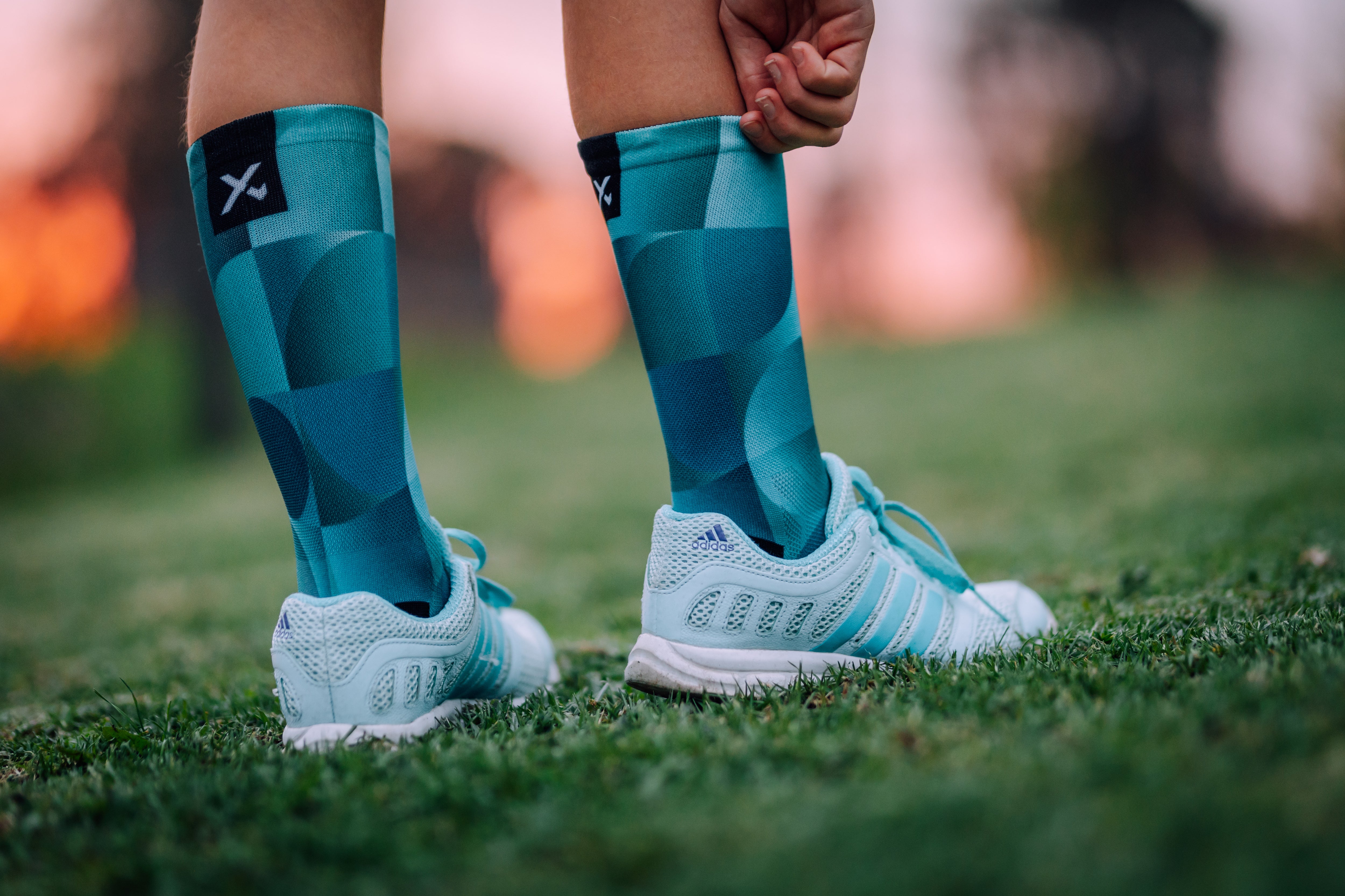 Solid Teal Socks