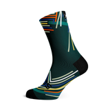 Performance Teal Crew Socks