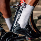 Slight White Minimalist Crew Socks