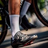 Slight White Minimalist Crew Socks