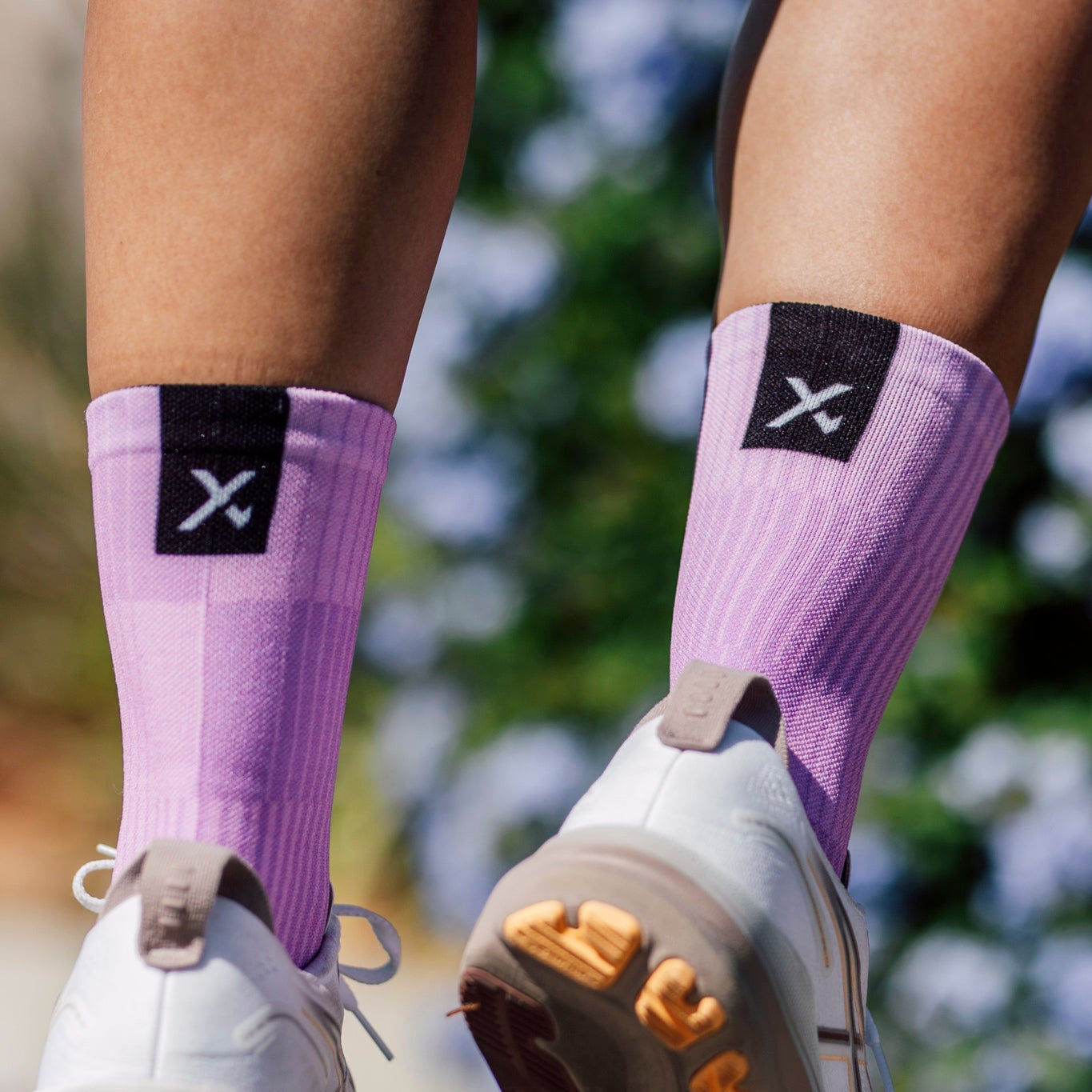 Slight Lilac Crew Socks