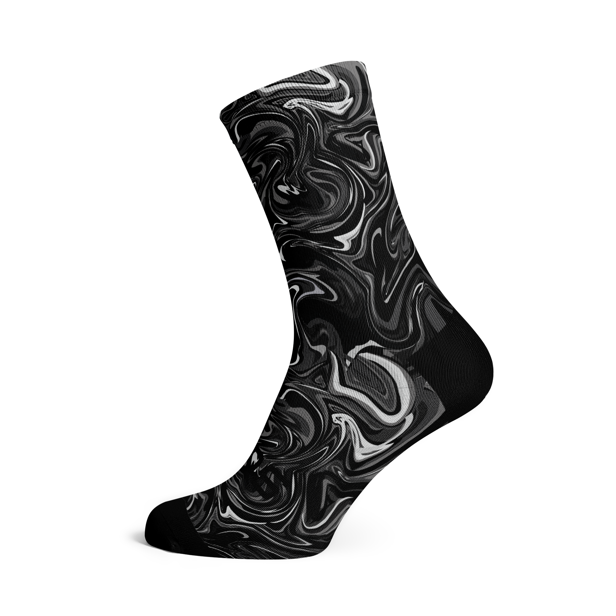 Sox Footwear | Marble Black Socks