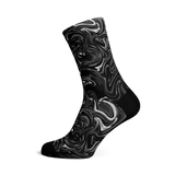 Marble Black Socks