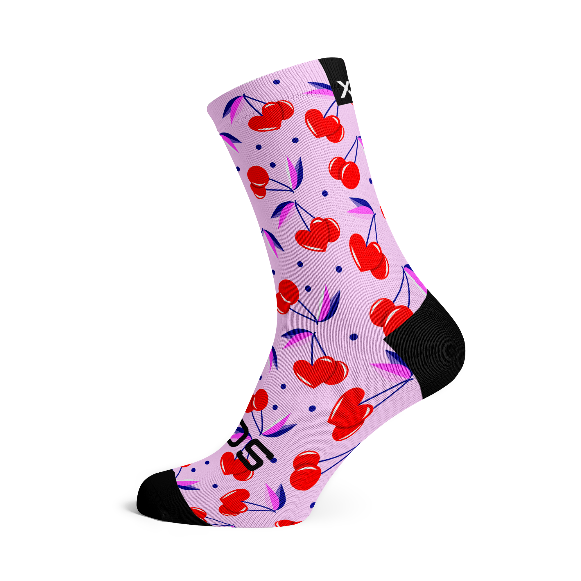 Pink Cherries Socks