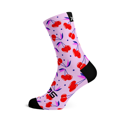 Pink Cherries Socks