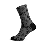 Sox Footwear | Doodle Grey Socks