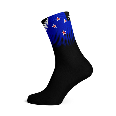 New Zealand Silver Fern Flag Socks
