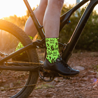 Doodle Yellow Socks